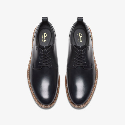 Aldwin Lace Black Leather | Clarks Sale
