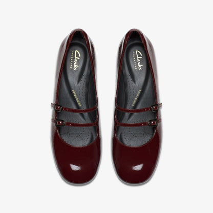 Daiss 30 Shine Burgundy Patent | Clarks Discount