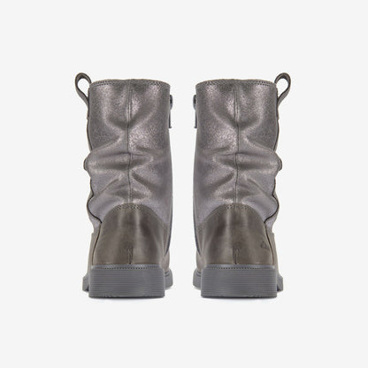 Oaklyn Top Kid Pewter Suede | Clarks US