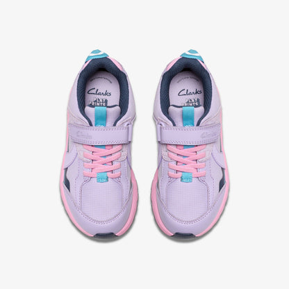 Selva Hero Kid Lilac Combination | Clarks Discount