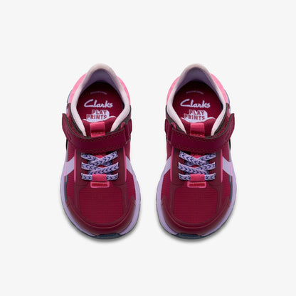 Selva Lane Toddler Berry Combination | Clarks Onsale