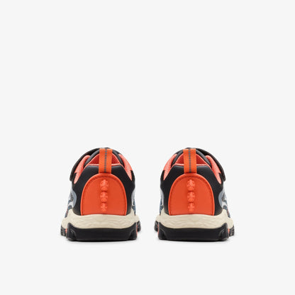 Steggy 2 Fly Kid Black/Orange | Clarks Sale