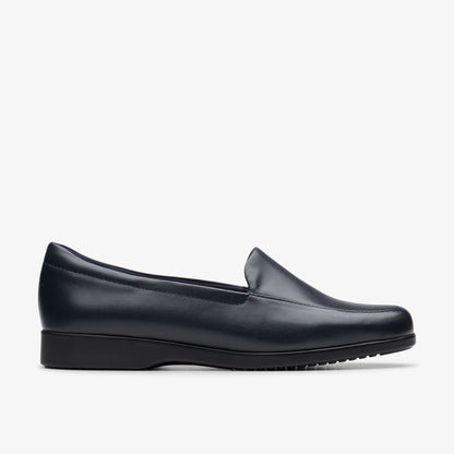 Georgia Loafer Navy Leather | Clarks Sale