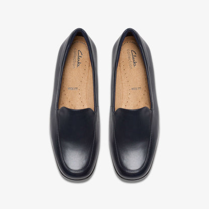 Georgia Loafer Navy Leather | Clarks Sale