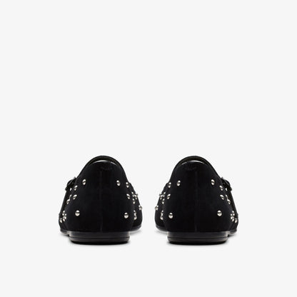 Livia Stud Black Suede | Clarks Sale