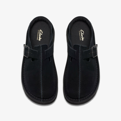 Solsbury Mule Black Suede | Clarks Discount