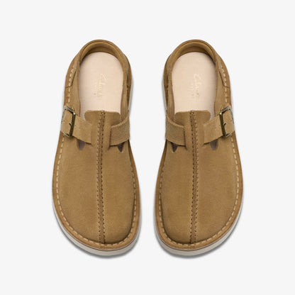 Solsbury Mule Dark Sand Suede | Clarks For Sale