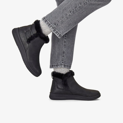 Brinkley Fur Black Combination | Clarks Discount