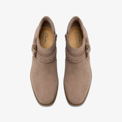 Danyelle Wish Light Taupe Suede | Clarks