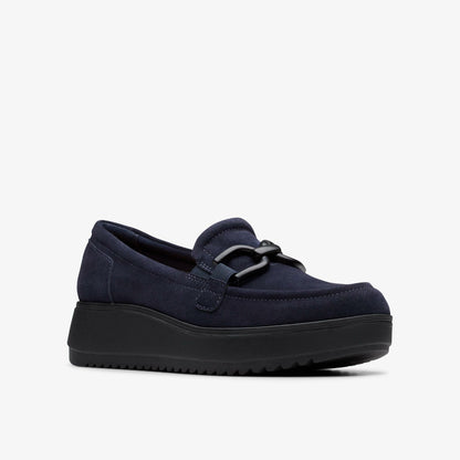 Zylah Top Navy Suede | Clarks Discount