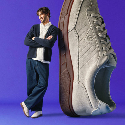 Craft Rally Ace Off White Suede | Clarks