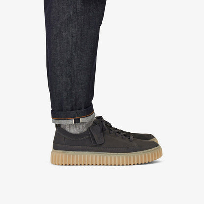 Torhill Lace Dark Grey Nubuck | Clarks