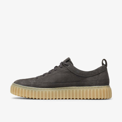 Torhill Lace Dark Grey Nubuck | Clarks