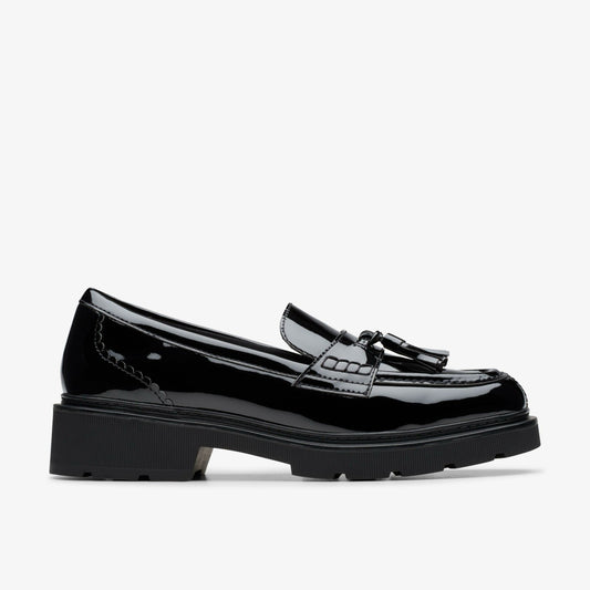 Lauryl Tassel Black Patent | Clarks For Sale