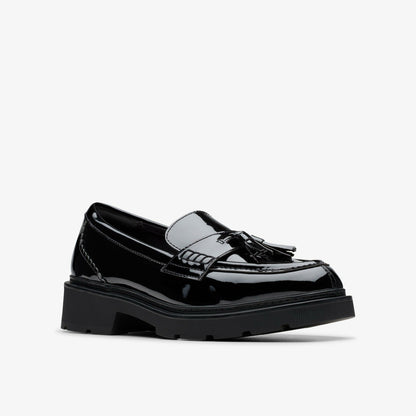 Lauryl Tassel Black Patent | Clarks For Sale