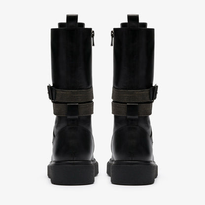 Muster Chain Black Leather | Clarks Sale