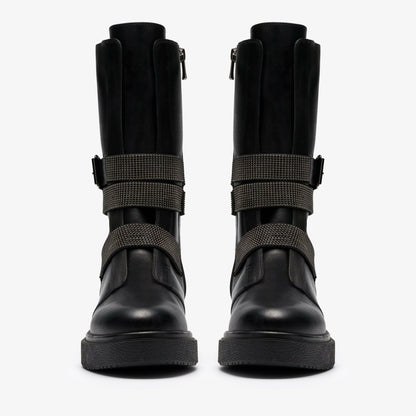 Muster Chain Black Leather | Clarks Sale
