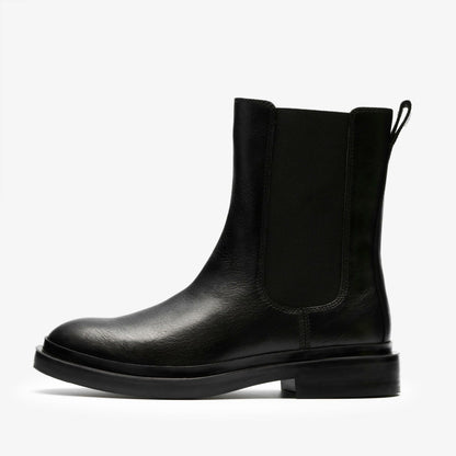 Previa Top Black Leather | Clarks Onsale
