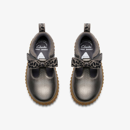 Cove Bow Toddler Silver Metallic | Clarks Onsale