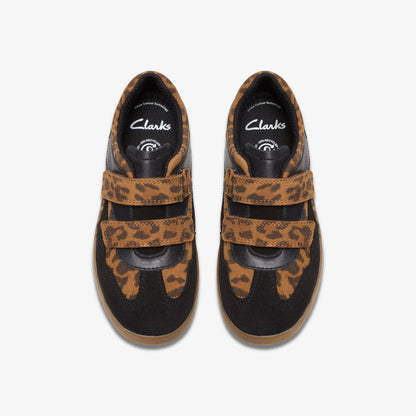 Disco Vibe Kid Leopard Print | Clarks