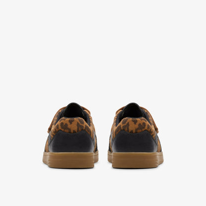 Disco Vibe Kid Leopard Print | Clarks