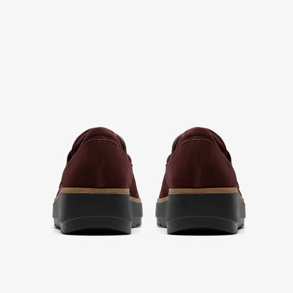 Zylah May Merlot Suede | Clarks US