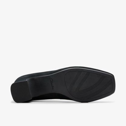 Fernie Court Black Suede | Clarks