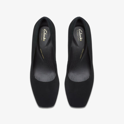 Fernie Court Black Suede | Clarks