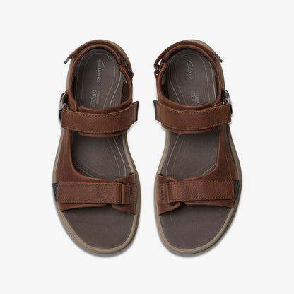 Saltway Edge Dark Brown Leather | Clarks