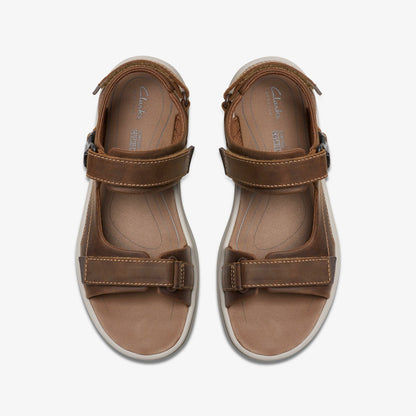 Saltway Edge Light Tan Leather | Clarks Discount