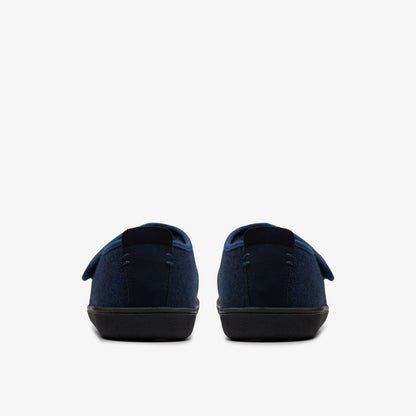 King Riptape Slipper Navy Interest | Clarks For Sale