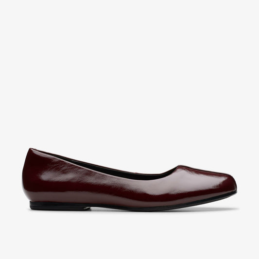 Livia Lily Burgundy Patent | Clarks Discount
