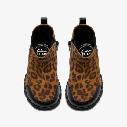 Evyn Chelsea Toddler Leopard Print | Clarks Discount