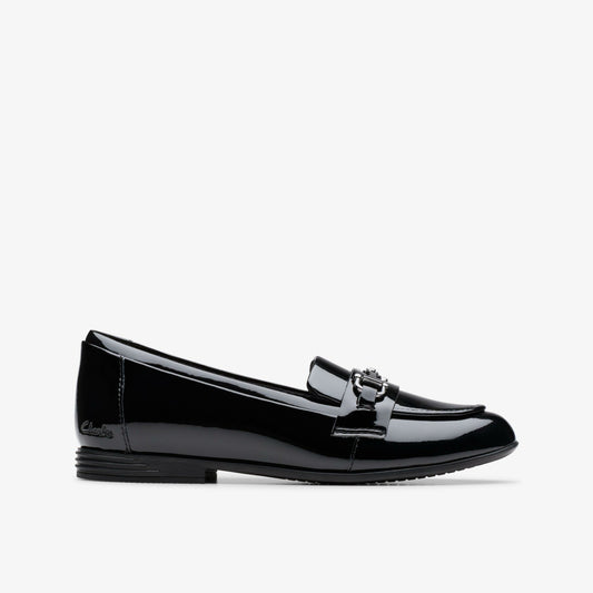 Finja Loafer Older Black Patent | Clarks US
