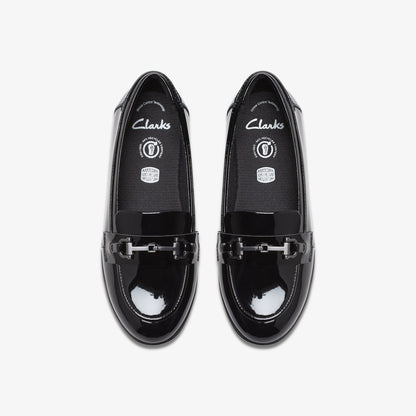 Finja Loafer Older Black Patent | Clarks US