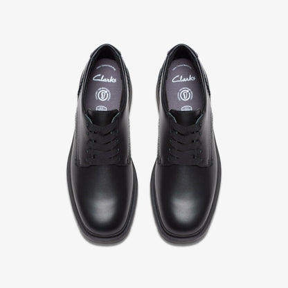 Eris Pure Youth Black Leather | Clarks