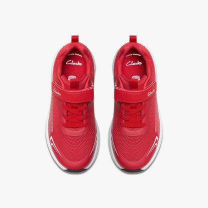Deyes Dash Kid Red Synthetic | Clarks