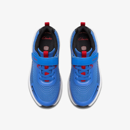 Deyes Dash Kid Blue Synthetic | Clarks Onsale