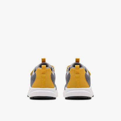 Deyes Dash Kid Grey Synthetic | Clarks Discount