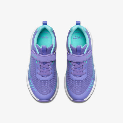 Deyes Dash Kids Purple Synthetic | Clarks For Sale