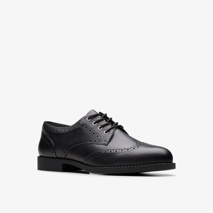 Tapa Pure Youth Black Leather | Clarks