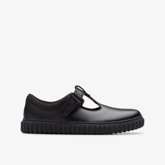 Cove Hope Kid Black Leather | Clarks Sale