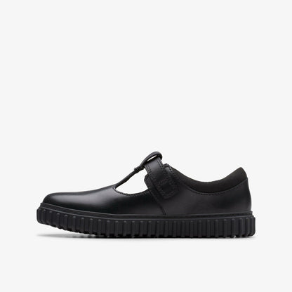 Cove Hope Kid Black Leather | Clarks Sale