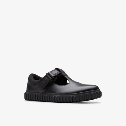 Cove Hope Kid Black Leather | Clarks Sale