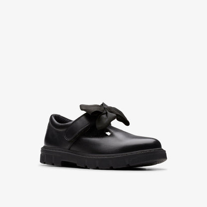 Lorcam Hope Kid Black Leather | Clarks Onsale