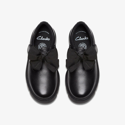 Lorcam Hope Kid Black Leather | Clarks Onsale