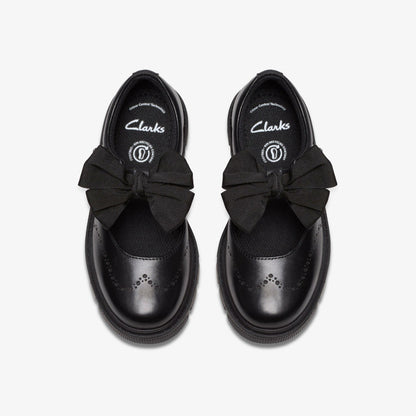 Lorcam Jane Kid Black Leather | Clarks Sale