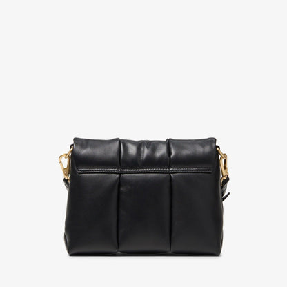 Puffy Crossbody Black Leather | Clarks US
