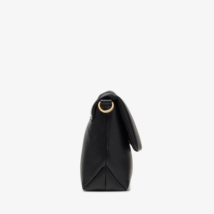 Puffy Crossbody Black Leather | Clarks US