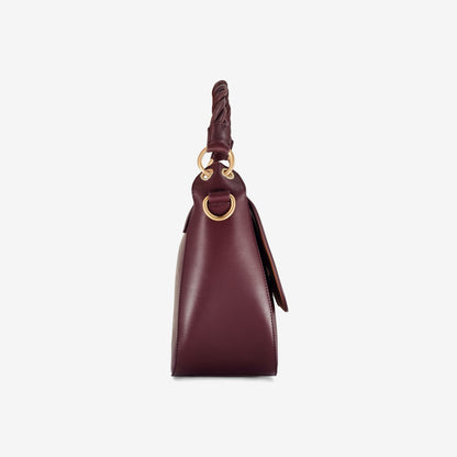 Twist Midi Burgundy Leather | Clarks US